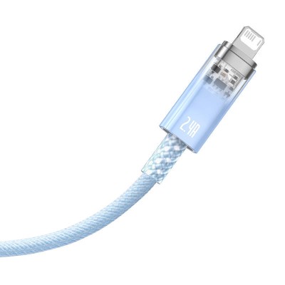 Baseus Explorer Sorozat USB / Lightning gyorstöltő kábel 1m, 2.4A (kék)