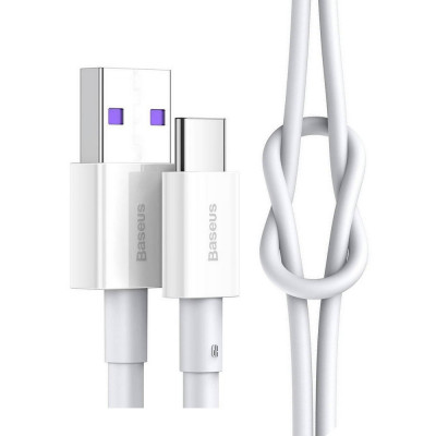 Baseus Superior USB-USB-C kábel, 66 W, 2 m, fehér