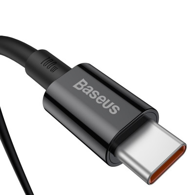 Baseus Superior sorozatú USB-C USB-C kábel, 100 W, 2 m, fekete
