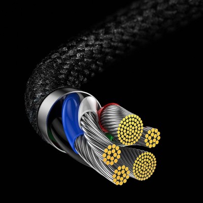 Baseus MVP 2 könyök kábel, tápkábel USB-C - Lightning csatlakozó, 1m, 20W, fekete-piros