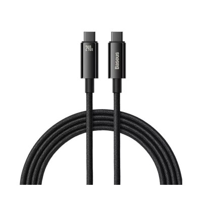 Baseus Tungsten Gold USB-C - USB-C kábel, 240W 2 m (fekete)