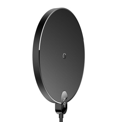 Baseus Induktív vezeték nélküli töltő Digital LED 15W - Fekete