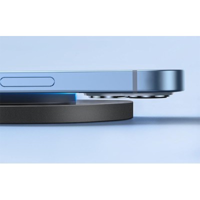 Baseus Simple 2, Wireless Qi induktív töltő, 15W USB-C - USB-C kábellel (fekete)