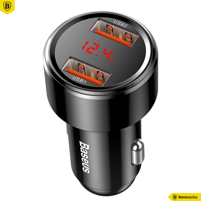 Baseus Magic Series 2USB autós töltő 6A/45W QC 3.0 gyors töltés