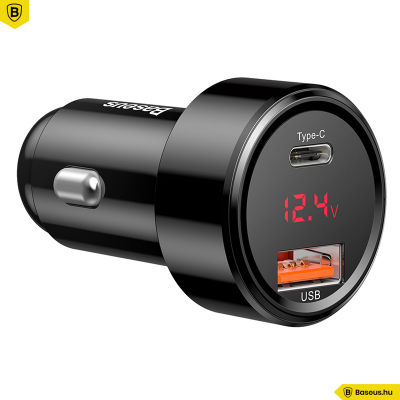 Baseus Magic Series PPS - USB/USB-C autós töltő QC 4.0+ / QC3.0 6A/45W