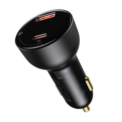 Baseus Superme USB autós töltő, USB-C, 100 W, fekete