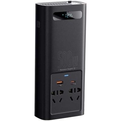 Baseus autós inverter 500W, 220V, CN / EU