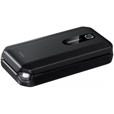 Baseus Super Energy Car Jump Starter Powerbank / Indító, 10000mAh, 1000A, USB, fekete