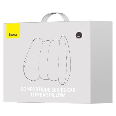 Baseus Comfort Ride autós derékpárna (szürke)