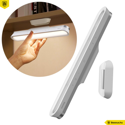 Baseus Magnetic Stepless Pro, led lámpa mágneses tartóval - Fehér
