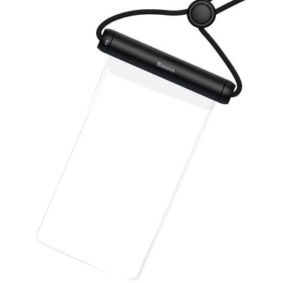 Baseus Cylinder univerzális vízálló tok okostelefonokhoz (fekete)