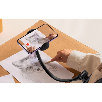 Baseus ComfortJoy Telefontartó nyakra (fekete)