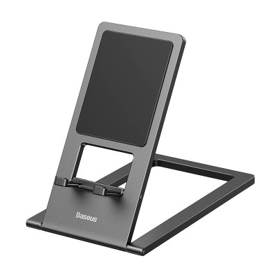Baseus Fém telefon / táblagép tartó állvány (szürke)