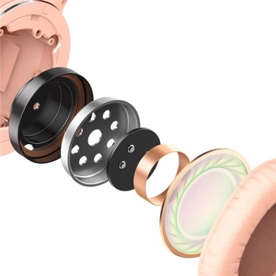 Baseus Encok D02 Pro wireless fejhallgató (rózsaszín)
