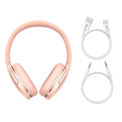 Baseus Encok D02 Pro wireless fejhallgató (rózsaszín)