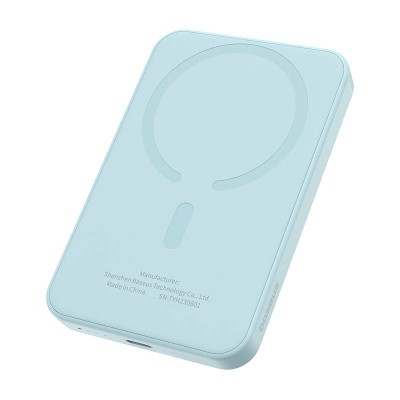Baseus Magnetic Mini (MagSafe) Powerbank, 5000mAh, 20W (kék)