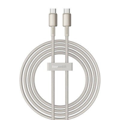 Baseus Tungsten Gold, USB-C - USB-C kábel 100W, 2m (arany)