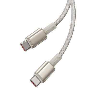 Baseus Tungsten Gold, USB-C - USB-C kábel 100W, 2m (arany)
