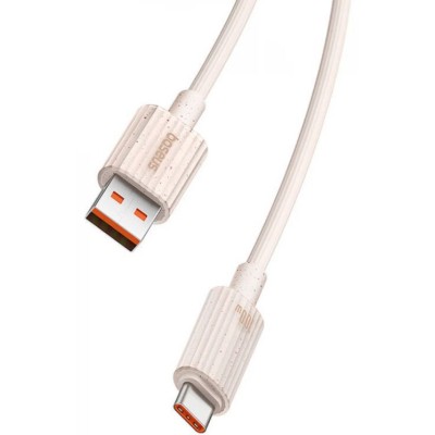 Baseus Habitat Series gyorstöltő kábel USB - USB-C, 100W, 1 m (rózsaszín)