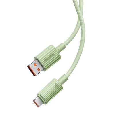 Baseus Habitat Series gyorstöltő kábel USB - USB-C, 100W, 1 m (zöld)