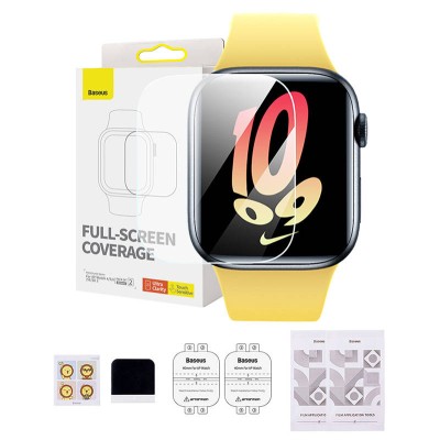 Baseus NanoCrystal védőfólia Apple Watch 4/5/6/SE/SE 2, 40mm, átlátszó