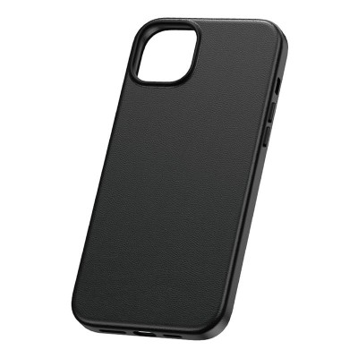 Baseus Fauxther Series telefontok iPhone 15 Plus (fekete) 