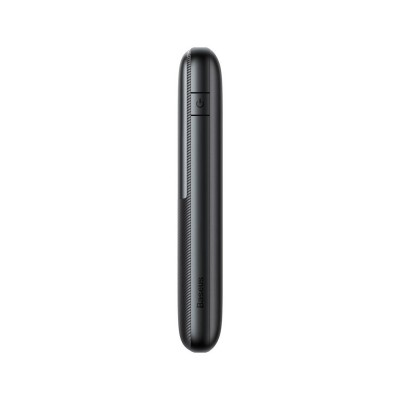 Baseus Bipow Pro Powerbank 10000mAh, 2xUSB, USB-C, 20W + USB-USB-C kábel (fekete)