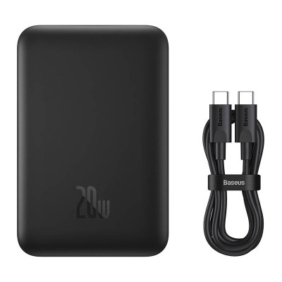 Baseus Magnetic Mini (MagSafe) Powerbank 10000mAh, 20W (fekete)