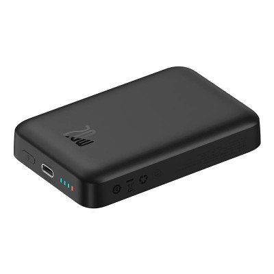Baseus Magnetic Mini (MagSafe) Powerbank 10000mAh, 20W (fekete)