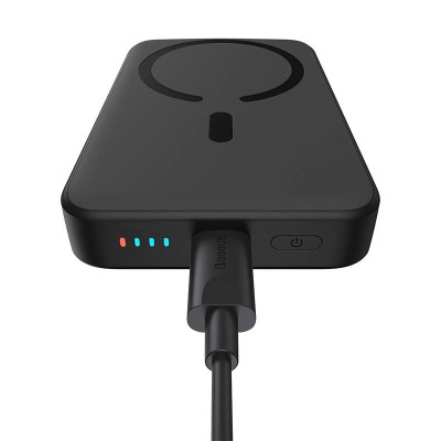 Baseus Magnetic Mini (MagSafe) Powerbank 10000mAh, 20W (fekete)