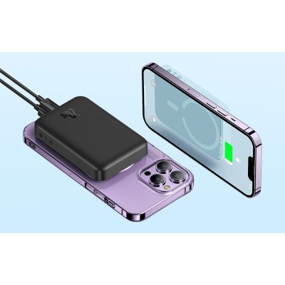 Baseus Magnetic Mini (MagSafe) Powerbank 10000mAh, 20W (fekete)