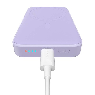 Baseus Magnetic Mini (MagSafe) Powerbank 10000mAh, 20W (lila)
