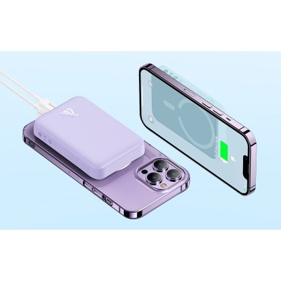 Baseus Magnetic Mini (MagSafe) Powerbank 10000mAh, 20W (lila)