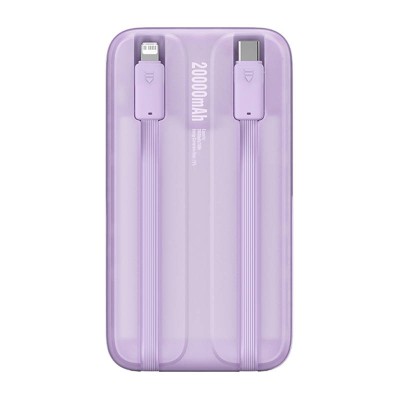 Baseus Powerbank Comet 10000mAh, USB - USB-C, lightning, 22.5W (lila)