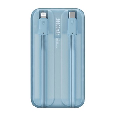 Baseus Comet Powerbank 20000mAh, USB - USB-C, Lightning, 22.5W (kék)