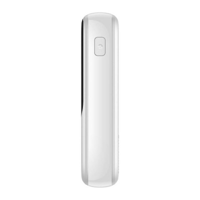 Baseus Qpow Pro Powerbank Lightning kábellel, USB-C, USB, 10000mAh, QC, 20W (fehér)