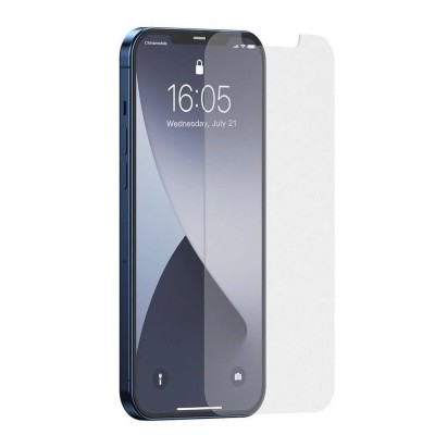 Baseus edzett üveg kijelzővédő üvegfólia 0.3mm iPhone 12 Pro Max - 2db
