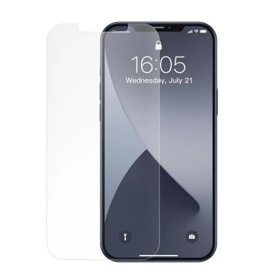 Baseus edzett üveg kijelzővédő üvegfólia 0.3mm iPhone 12 Pro Max - 2db