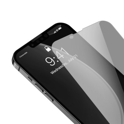 Baseus Tempered Glass Anti-spy 0.3mm iPhone 13 Pro Max készülékhez (2db)
