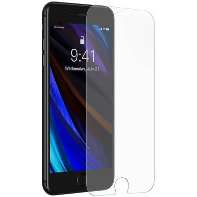 Baseus kijelzővédő üvegfólia edzett üveg 0,3 mm iPhone SE 2 / iPhone SE 3