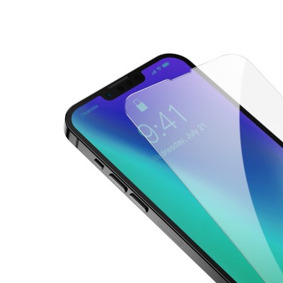 Baseus Tempered Glass 0.3mm kijelzővédő üvegfólia iPhone 13/13 Pro készülékhez (2db)