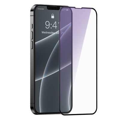 Baseus Anti-blue kijelzővédő üvegfólia 0.3mm iPhone 13/13 Pro készülékhez (2db)