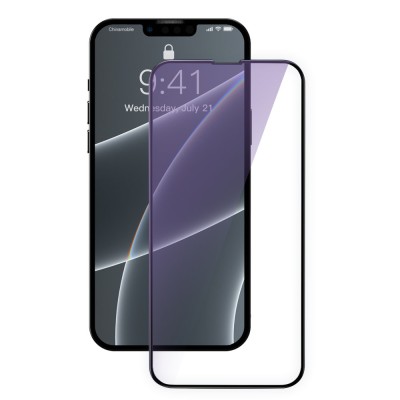 Baseus Anti-blue kijelzővédő üvegfólia 0.3mm iPhone 13/13 Pro készülékhez (2db)