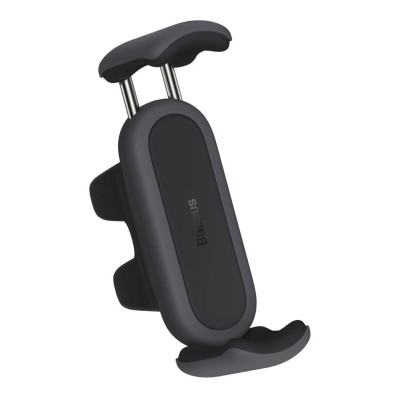 Baseus Steel Cannon 2 Csíptetős autós telefontartó rácshoz (fekete)