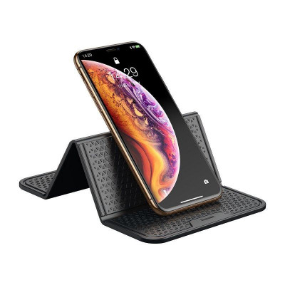 Baseus telefontartó gélpárna, fekete