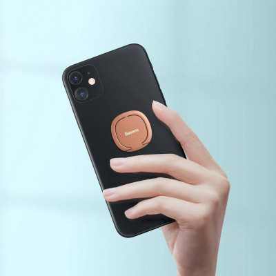 Baseus Invisible gyűrűs fogantyú telefonhoz, rózsaszín