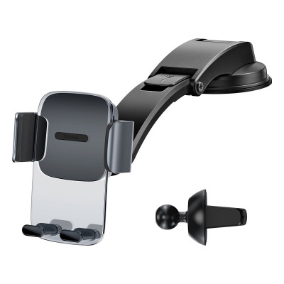 Baseus Easy Control Clamp autós tartó rácshoz / műszerfalhoz, fekete