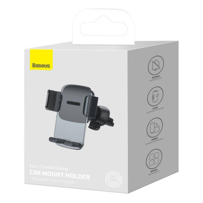 Baseus Easy Control Clamp autós tartó rácshoz, fekete