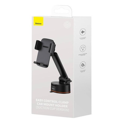 Baseus Easy Control autós telefontartó tapadókoronggal (fekete)