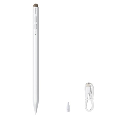 Baseus Smooth Writing aktív ceruza iPad / iPad Pro / iPad Air táblagépekhez, kapacitív képernyőkhöz, fehér